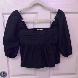 Elegant Black Women's Top